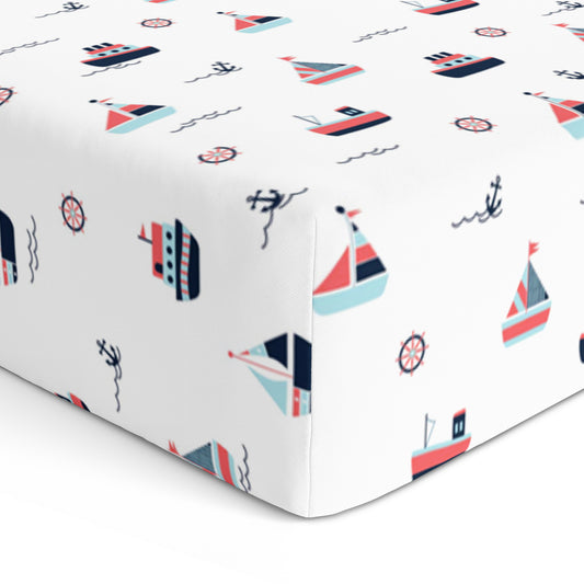 Yacht Crib Sheets 1 Pcs