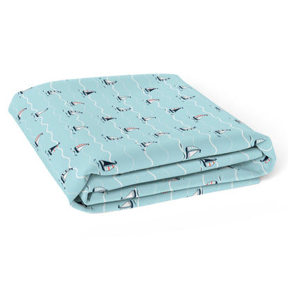 Yacht Blotch Crib Sheets 1 Pcs