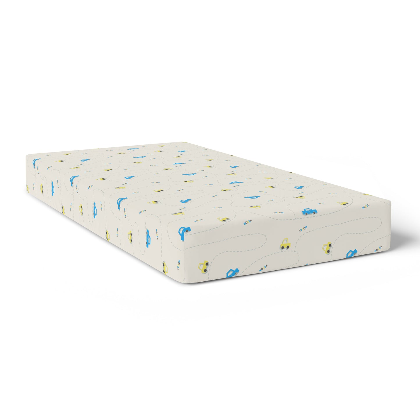 Grey Cars Crib Sheets 1 Pcs