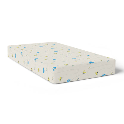 Grey Cars Crib Sheets 1 Pcs