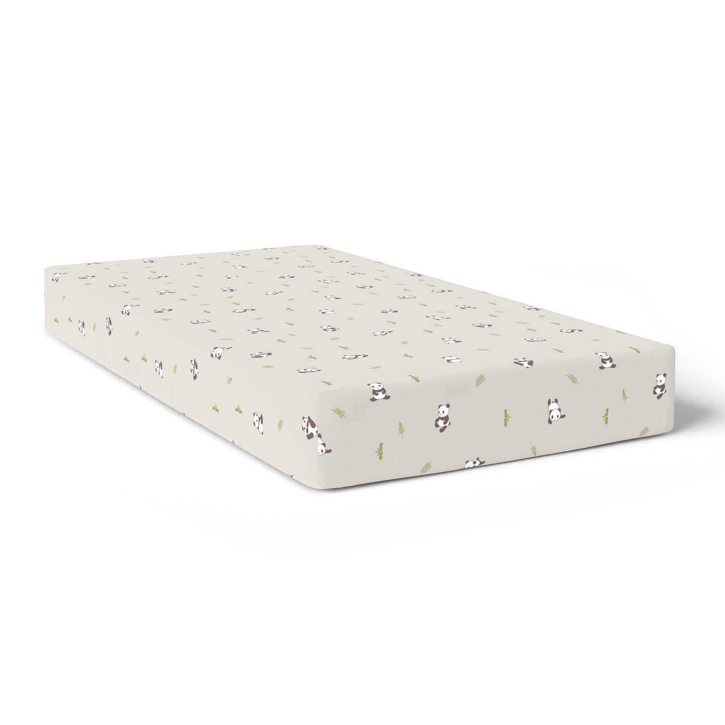 Grey Panda Crib Sheets 1 Pcs