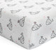 Grey Whale with Pink Dots Crib Sheets 1 Pcs