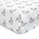 Blue Whale and Triangles Crib Sheets 2 Pcs