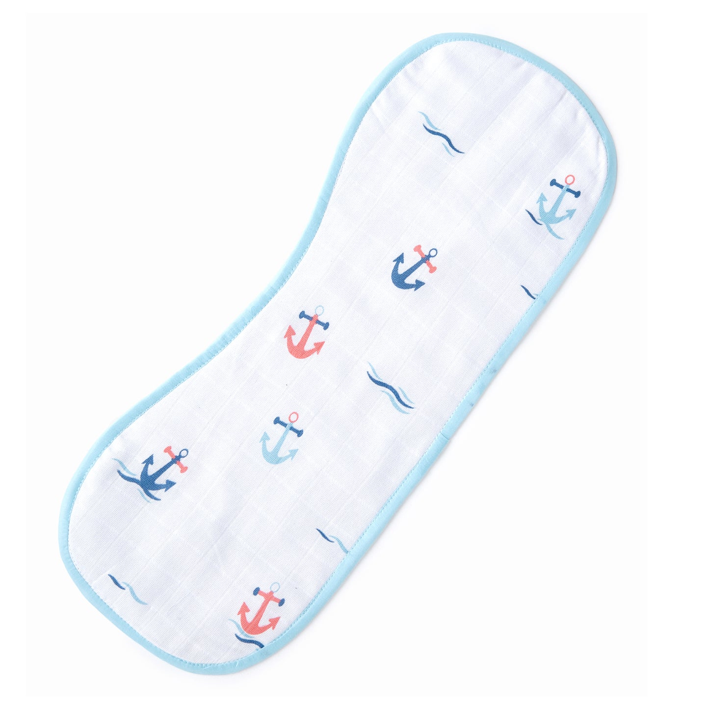Anchor Embroidery Feeding Bibs And Burp 2 Pcs