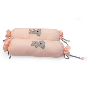 Pink Koala Bolster  Pillow Set 1 Pcs