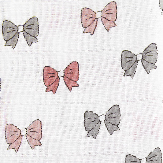 Pink Bow Swaddles 1 Pcs