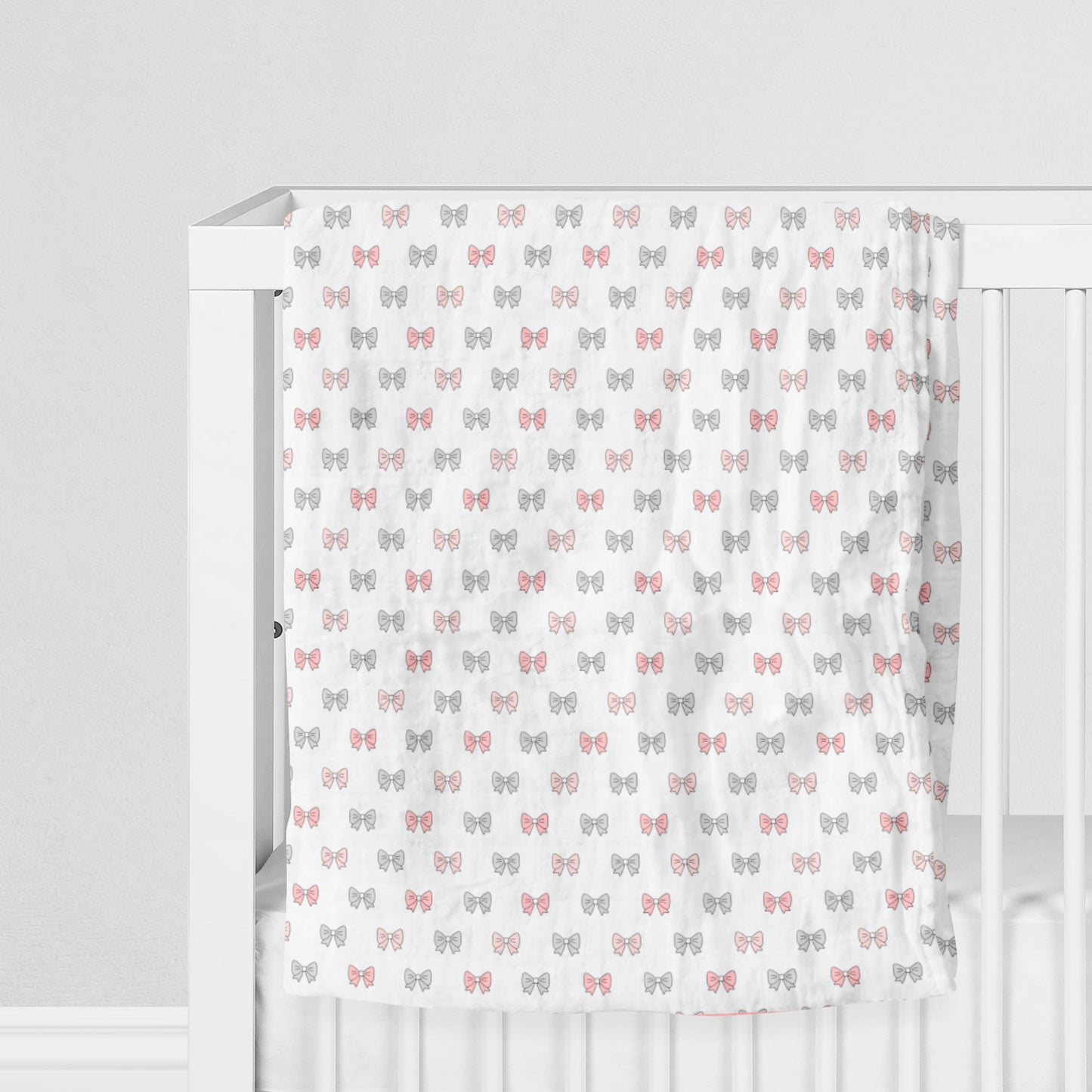 Pink Bow Swaddles 1 Pcs