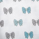 Blue Bow Swaddles 1 Pcs
