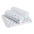 Blue 3 design Swaddles 3 Pcs