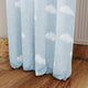 Blue Clouds Curtain 2 Pcs