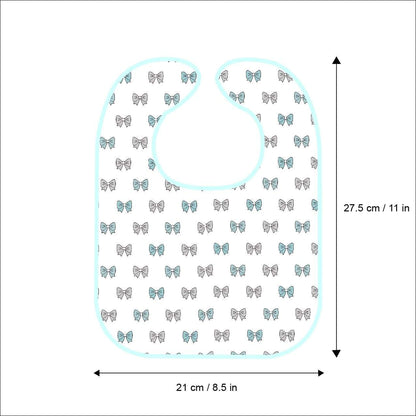 Blue Heart Feeding Bibs 2 Pcs