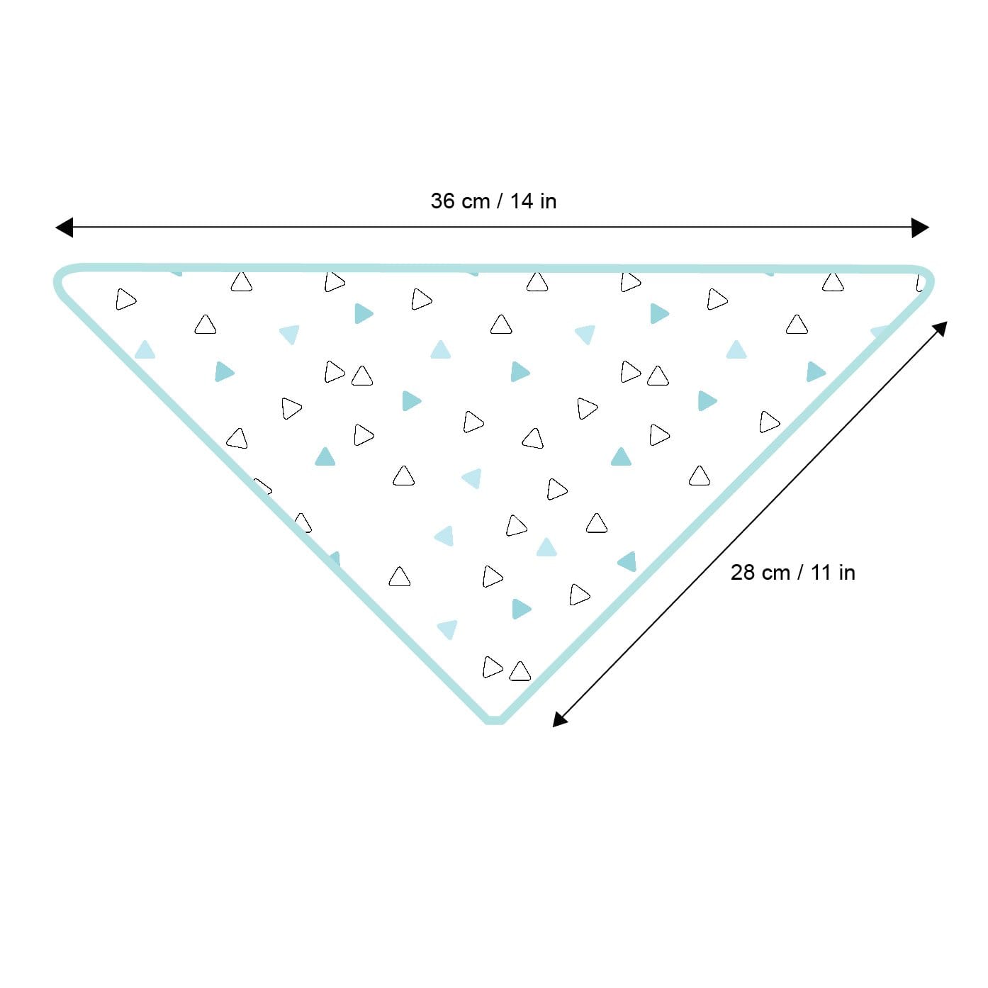 Blue Heart Feeding Bibs 2 Pcs