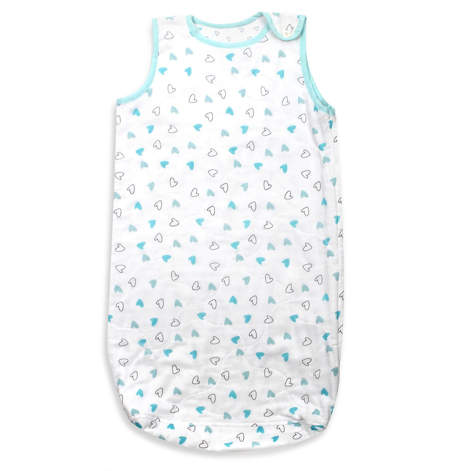 Blue Hearts & Triangles Sleeping Sack 1 Pcs