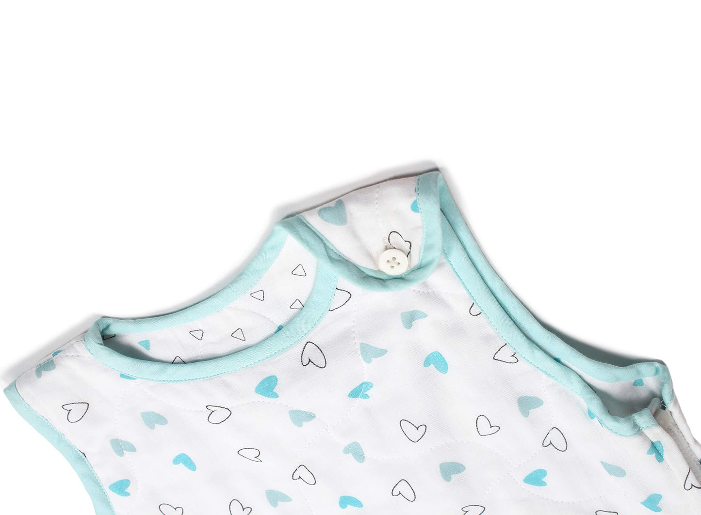 Blue Hearts & Triangles Sleeping Sack 1 Pcs