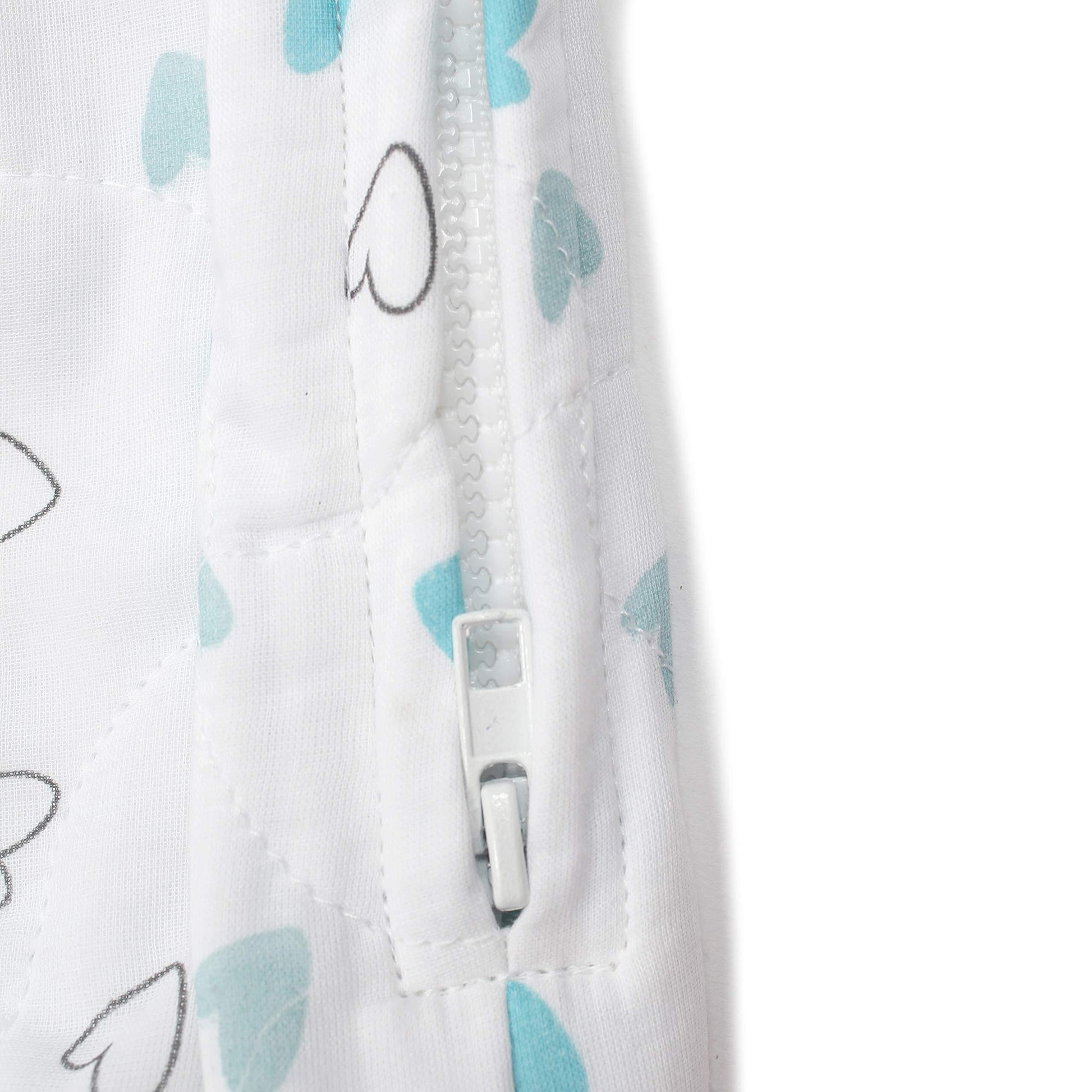 Blue Hearts & Triangles Sleeping Sack 1 Pcs