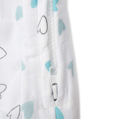 Blue Hearts & Triangles Sleeping Sack 1 Pcs