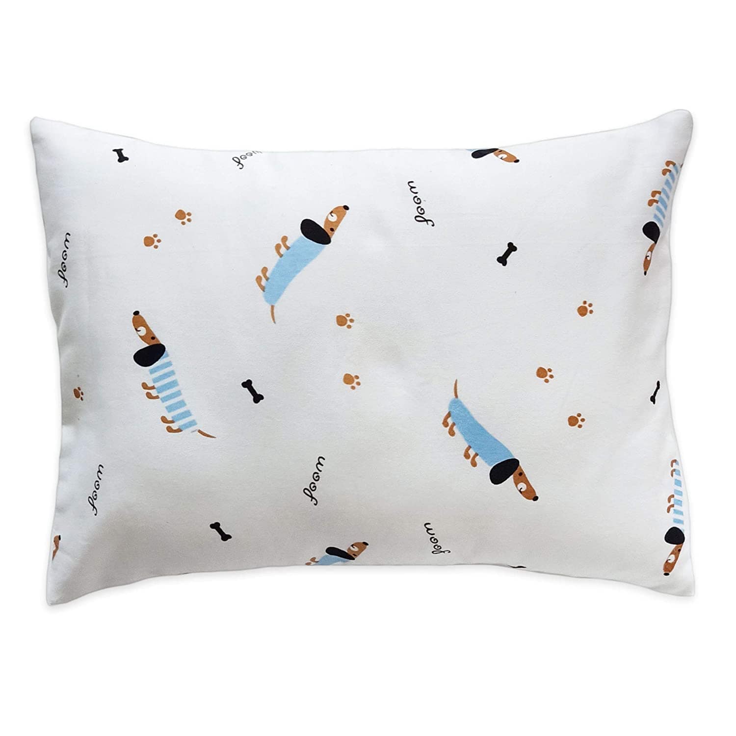 Blue Poodle Bolster  Pillow Set 1 Pcs