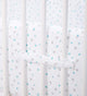 Blue Triangles Cot Bumper