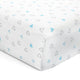 Blue Triangles Crib Sheets 1 Pcs