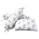 Grey Whale with Pink Dots Bolster  Pillow Set 1 Pcs
