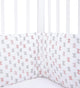 Pink Bow Cot Bumper