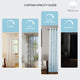 Pink Clouds Curtain 2 Pcs