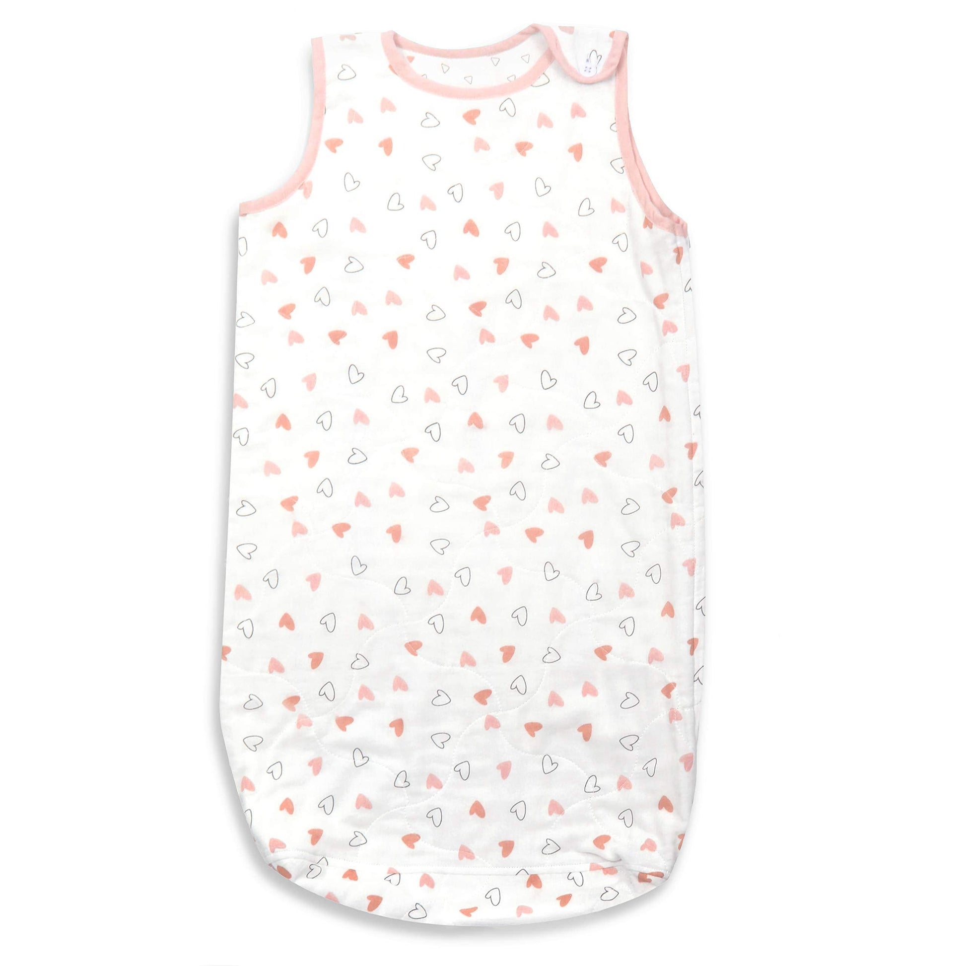 Pink Hearts & Triangles Sleeping Sack 1 Pcs