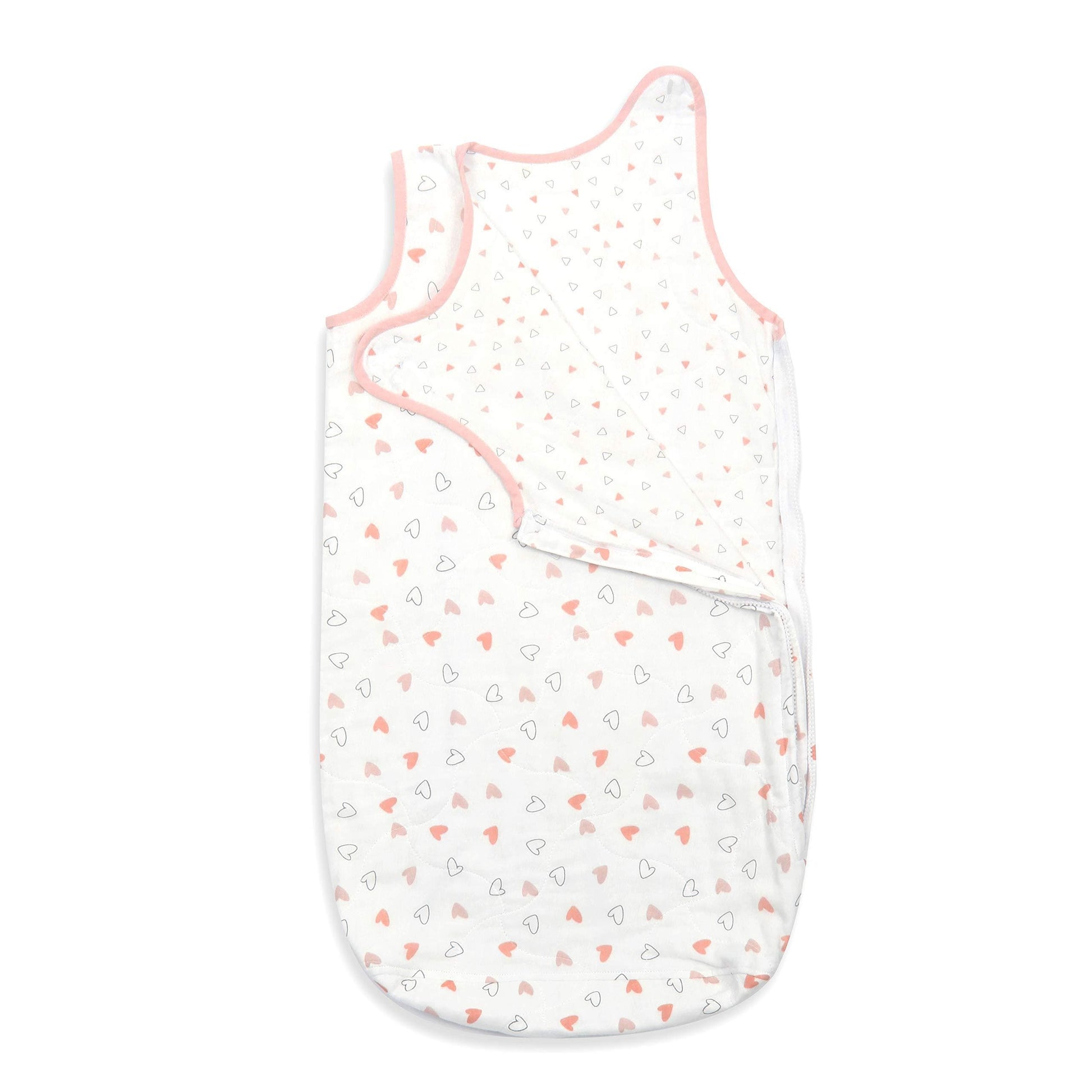 Pink Hearts & Triangles Sleeping Sack 1 Pcs