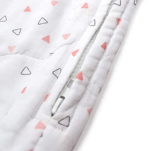 Pink Hearts & Triangles Sleeping Sack 1 Pcs