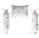 Pink Poodle Bolster  Pillow Set 1 Pcs
