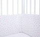 Pink Triangles Cot Bumper