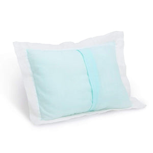 Solid Blue Bolster  Pillow Set 1 Pcs