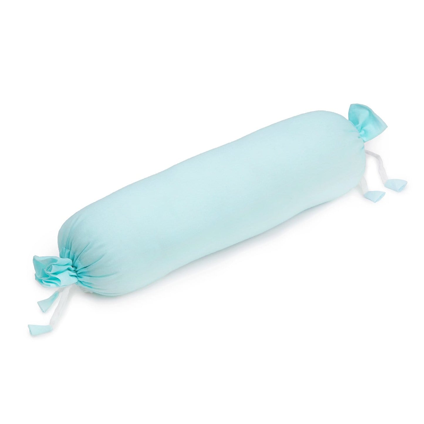 Solid Blue Bolster  Pillow Set 1 Pcs