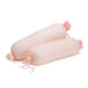 Solid Pink Bolster  Pillow Set 1 Pcs