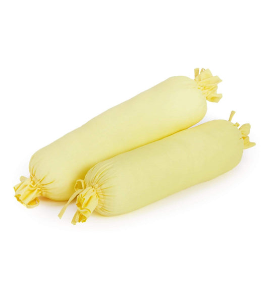 Solid Yellow Bolster Pillow Set 1 Pcs