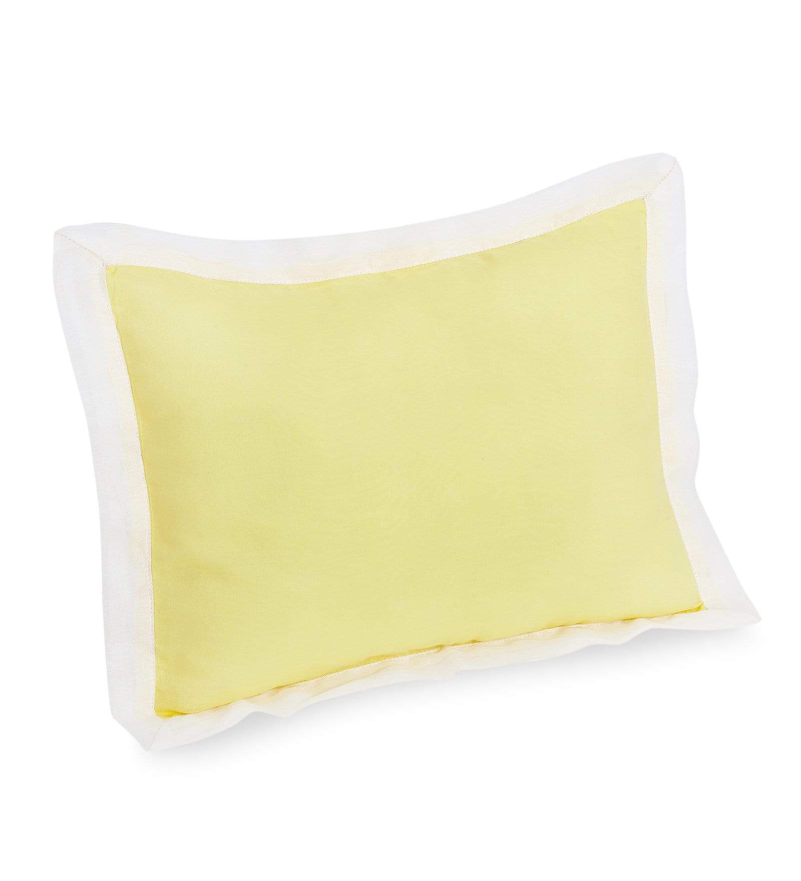 Solid Yellow Bolster  Pillow Set 1 Pcs