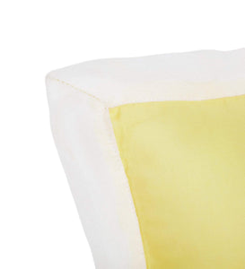 Solid Yellow Bolster  Pillow Set 1 Pcs
