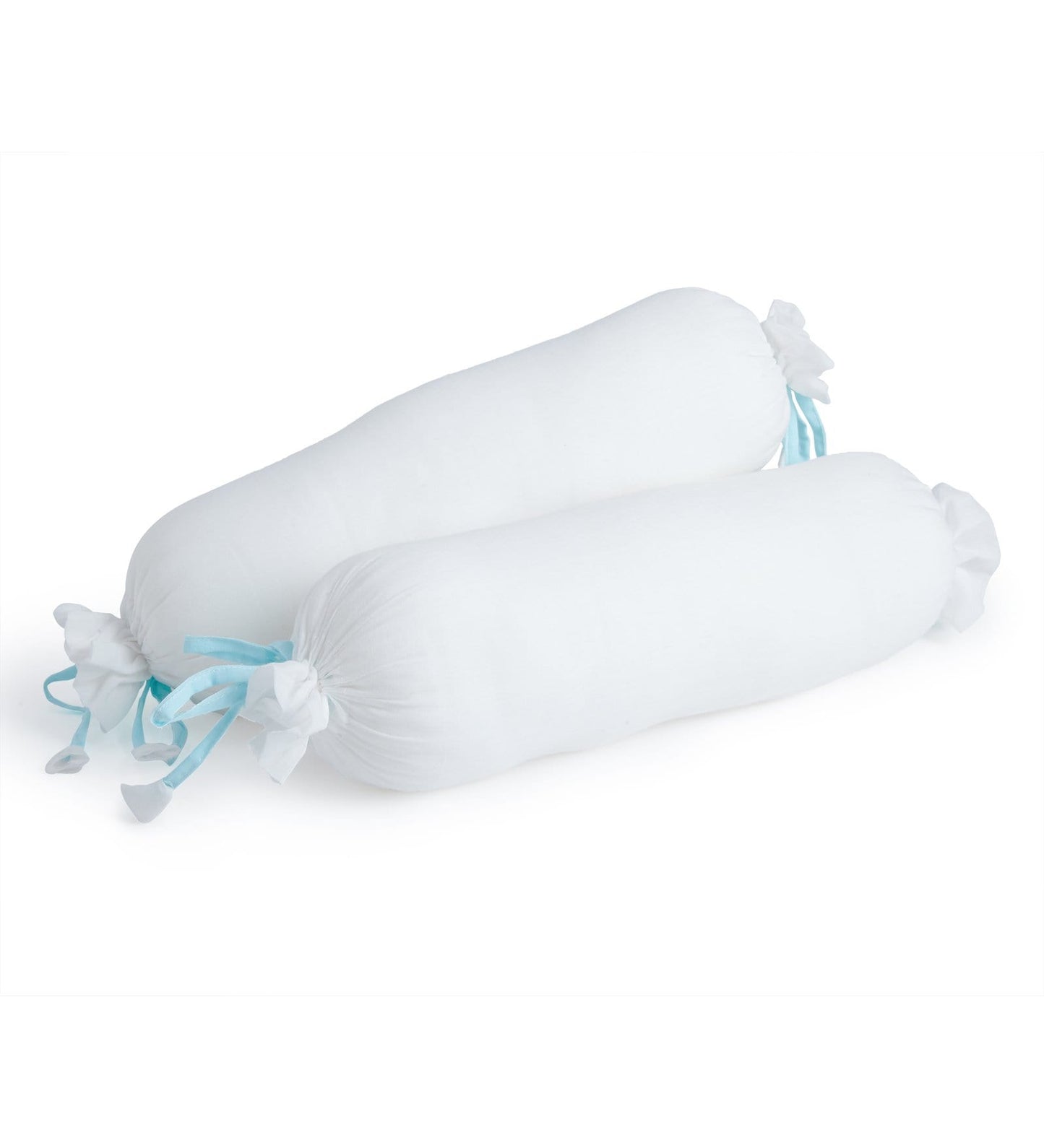 White Bolster  Pillow Set 1 Pcs