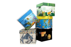 World Map Toy Box